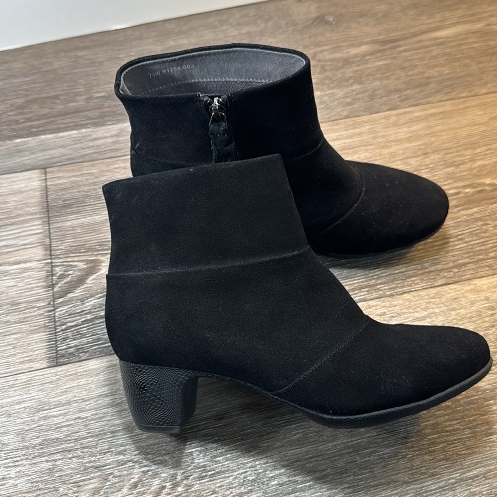Softwalk suede leather boots woman’s size 7.5 (d175) - Picture 7 of 10